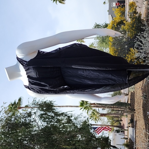 JANUARY 7 Lolita Black Lace High Low Dress S Goth Punk Rave Nylon Corset Y2K - Picture 8 of 16